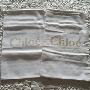 CHLOE Set of 2 Shoe Bags